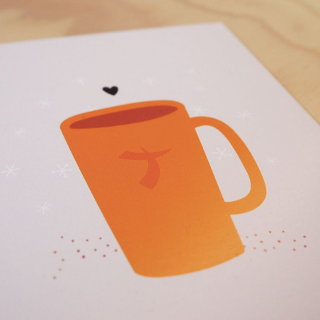 Carte & enveloppe: mug