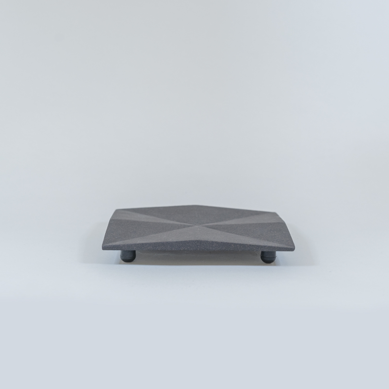 WAZUQU TRIVET  carré L - BRUN FONCÉ