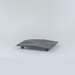 WAZUQU TRIVET  carré L - BRUN FONCÉ 2