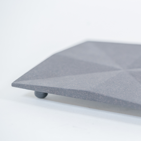 WAZUQU TRIVET  carré L - BRUN FONCÉ