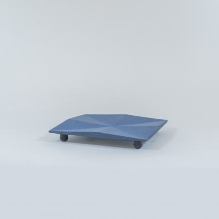 WAZUQU TRIVET  carré L - BLEU