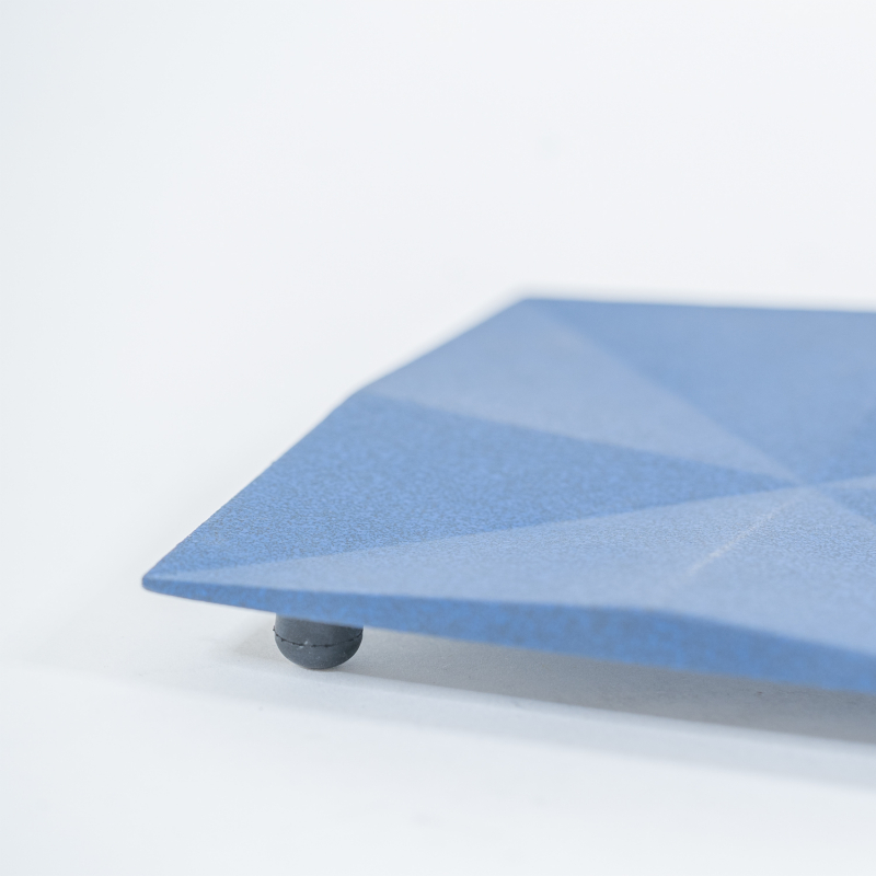 WAZUQU TRIVET  carré L - BLEU