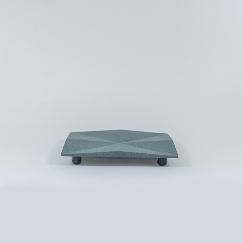 WAZUQU TRIVET  carré L - VERT