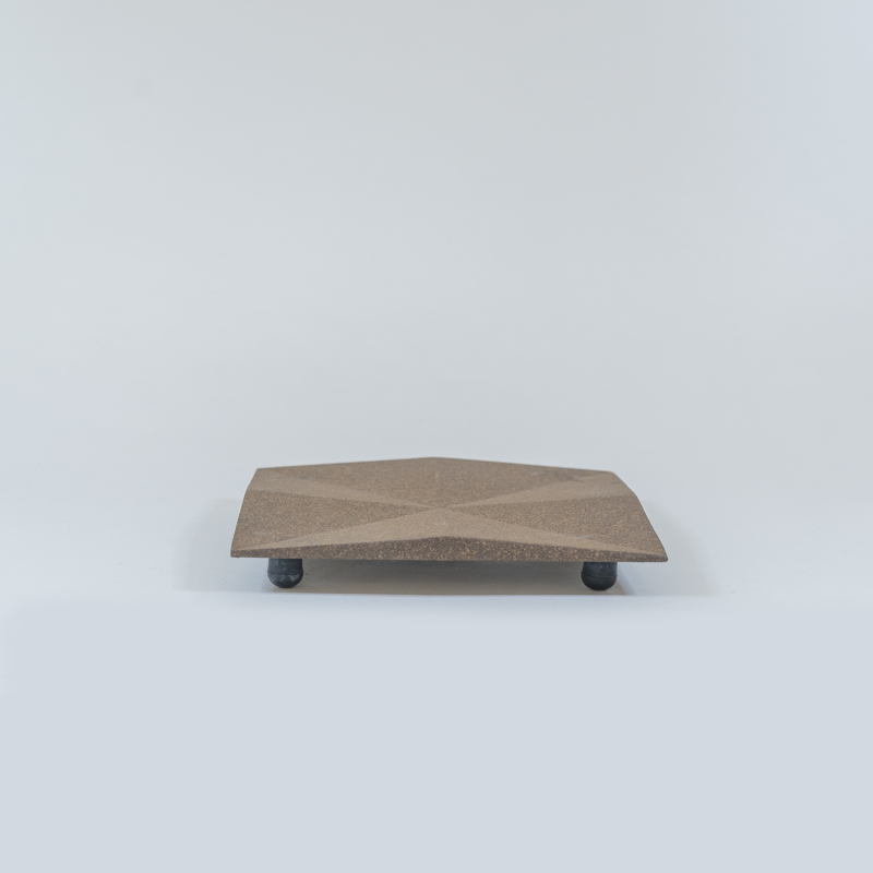 WAZUQU TRIVET  carré L - JAUNE