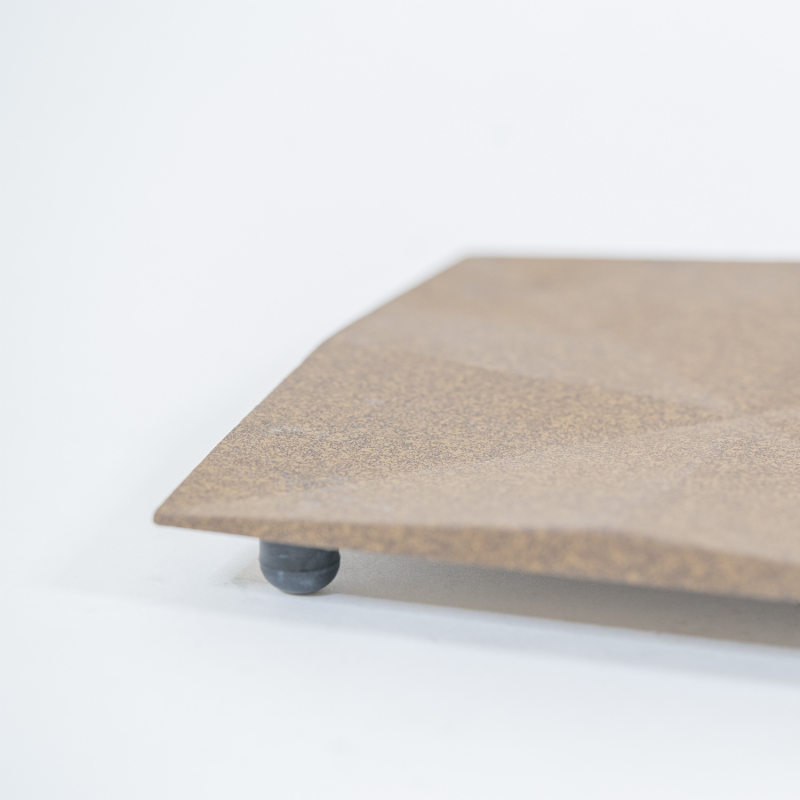 WAZUQU TRIVET  carré L - JAUNE