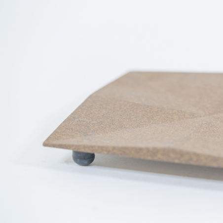 WAZUQU TRIVET  carré L - JAUNE