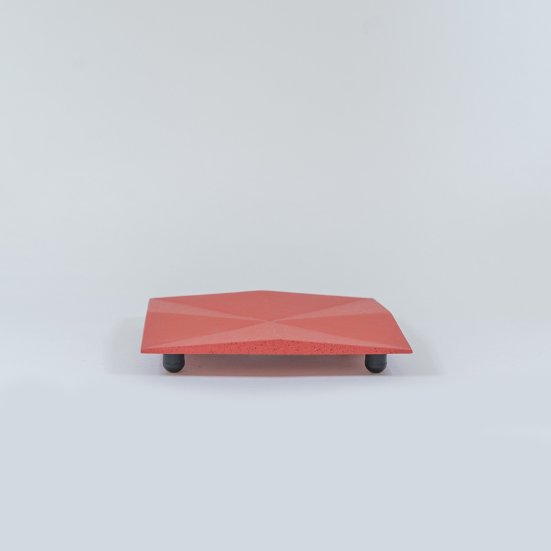 WAZUQU TRIVET  carré L - ROUGE JAPON