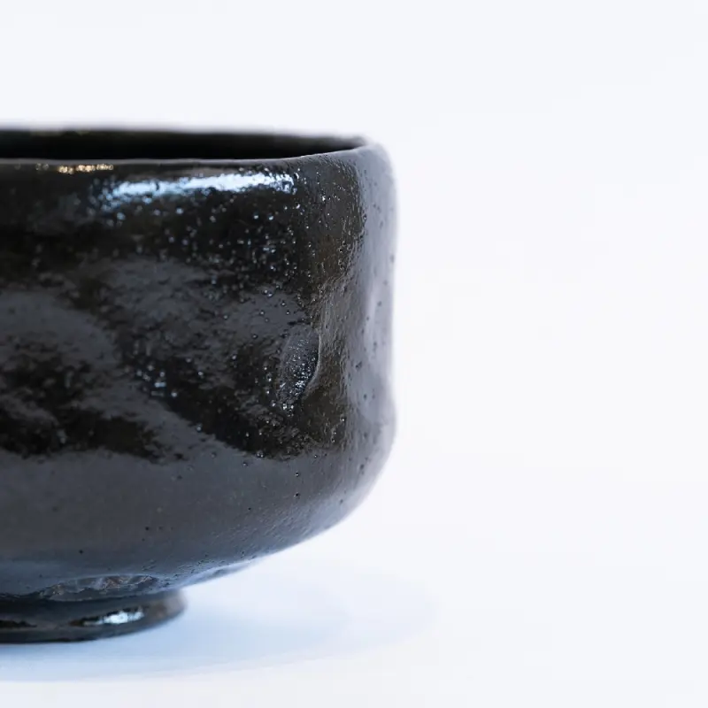 Bol à Matcha - Chawan japonais noir diamètre 11cm