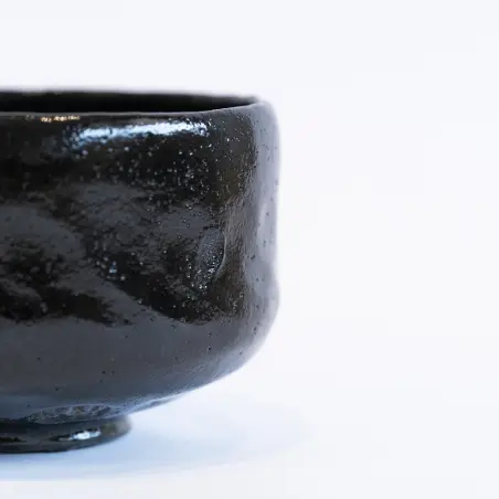 Bol à Matcha - Chawan japonais noir diamètre 11cm