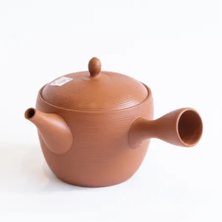 Kyusu -Théière Japonaise orange 4.3dl