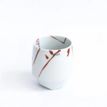 Bol Kosyuhai Kanji dessin rouge sur blanc 3dl