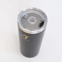 Mug métalique isolant le T - 450ml 2