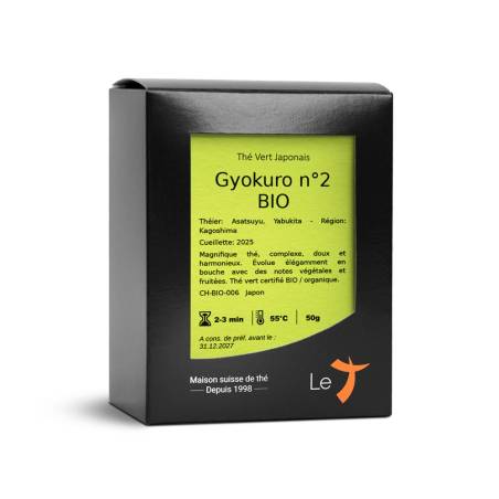 Gyokuro n°2 - BIO 2025, Asatsuyu, Yabukita, Kagoshima, Japan