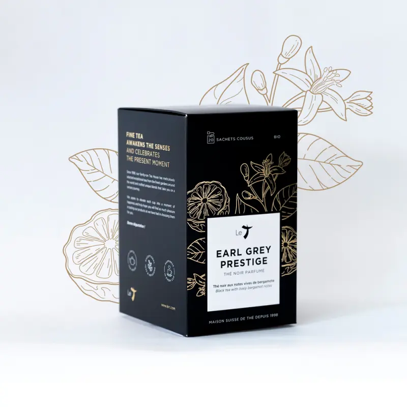 Earl Grey Prestige, boîte de 20 sachets de th