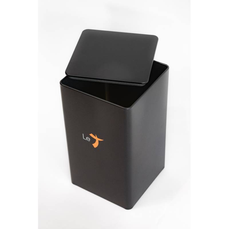 Le T Box - Black Metal - Square - Medium