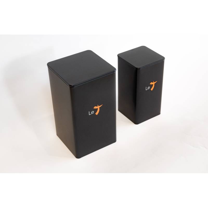 Le T Box - Black Metal - Square - Small