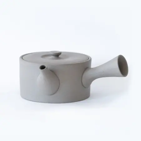 Jinsui: Théière Kyusu IROIRO 02 GRIS 4.6dl
