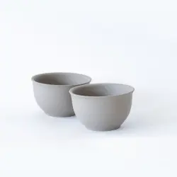 Jinsui: Set de 2 bols IROIRO 07 GRIS 1dl 2