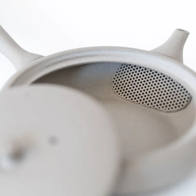 Jinsui: Théière Kyusu TOKI SHIROHAI  GRIS 0.8dl