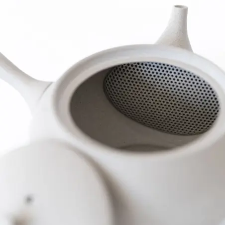 Jinsui: Théière Kyusu TOKI SHIROHAI GRIS 2.5dl