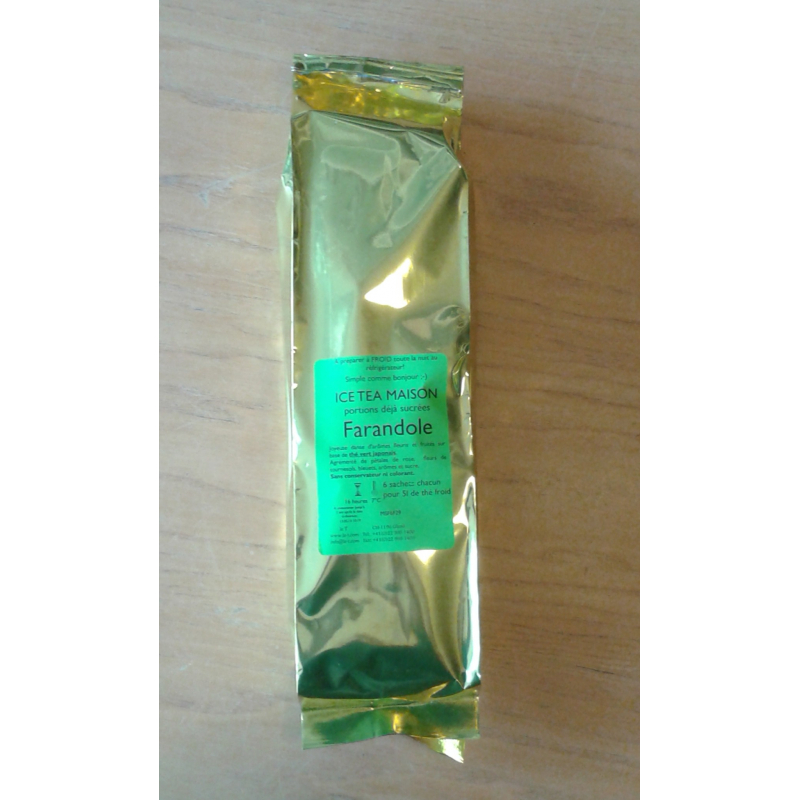 Le T Fine Ice Tea Farandole Thé froid vert Japonais (6 pcs pour 5 litres chacune)