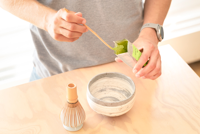 m&eacute;thode simple pr&eacute;parer matcha