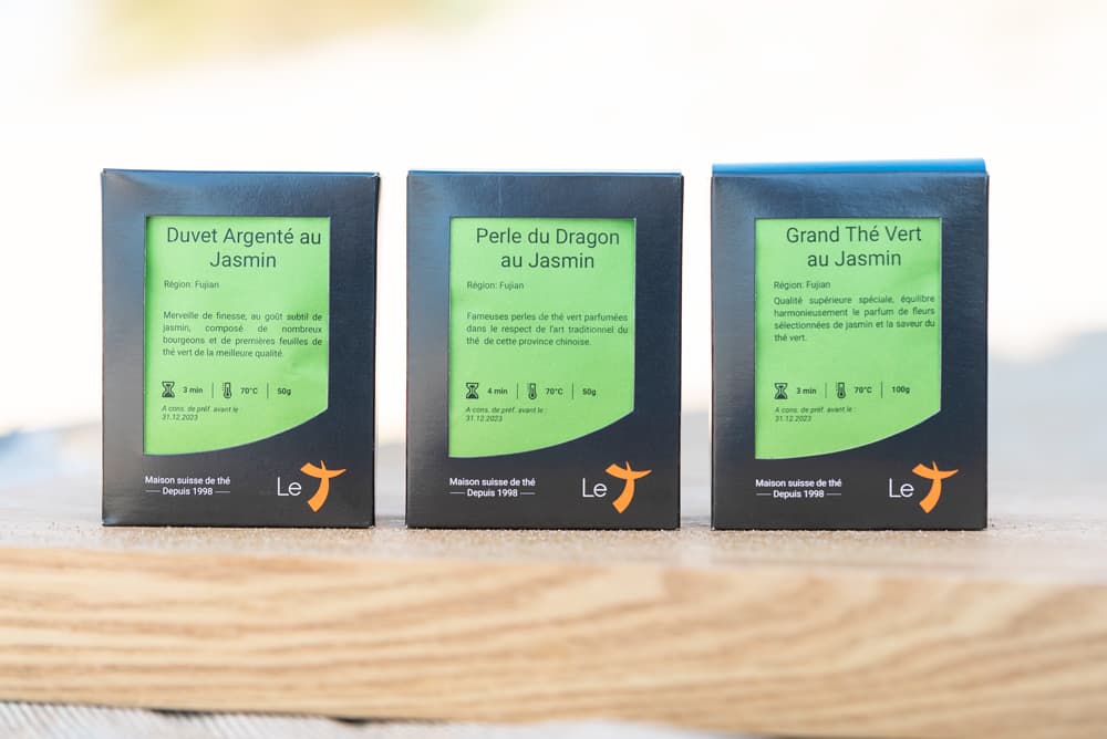 collection de th&eacute; vert